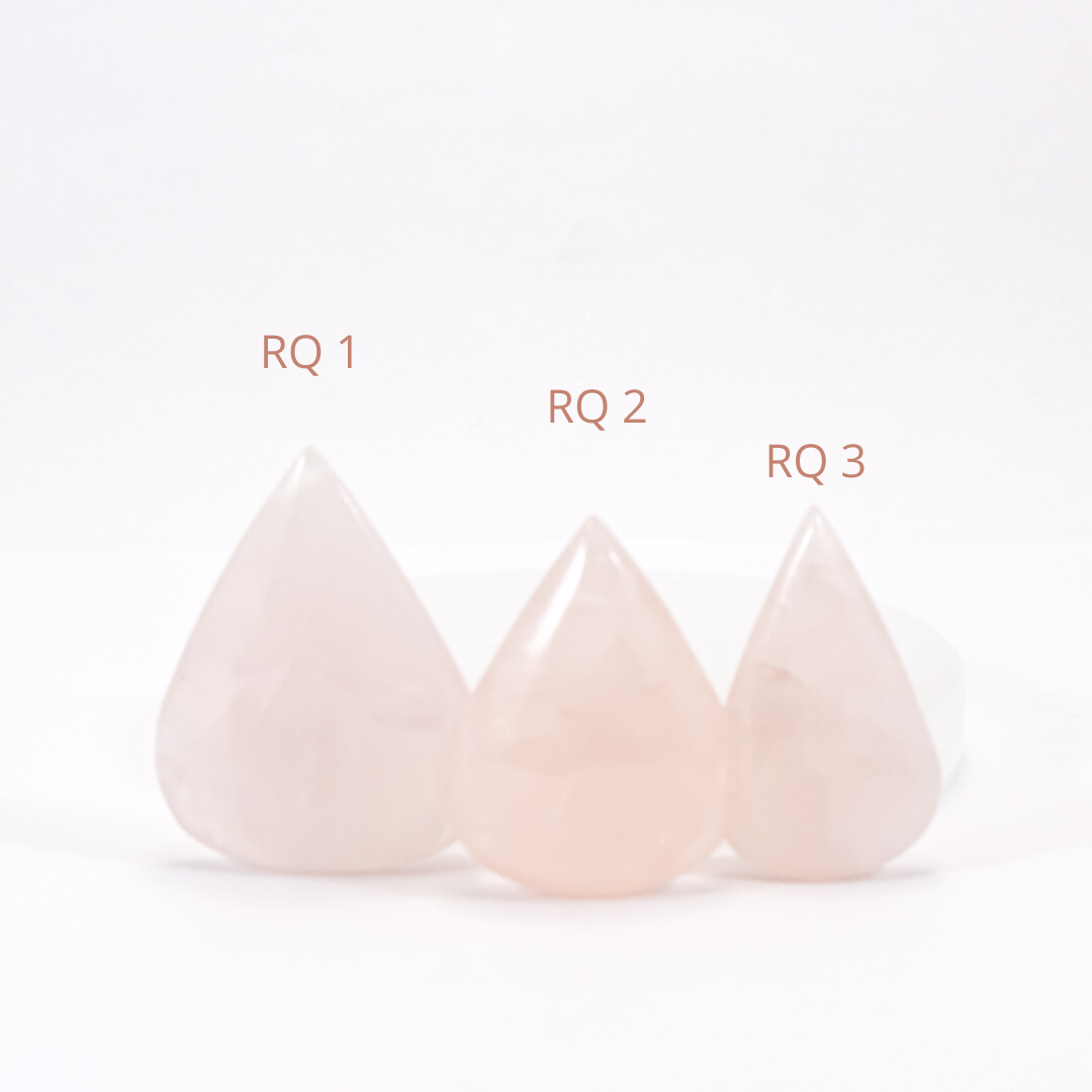 rose quartz crystal unicorn tears numbered