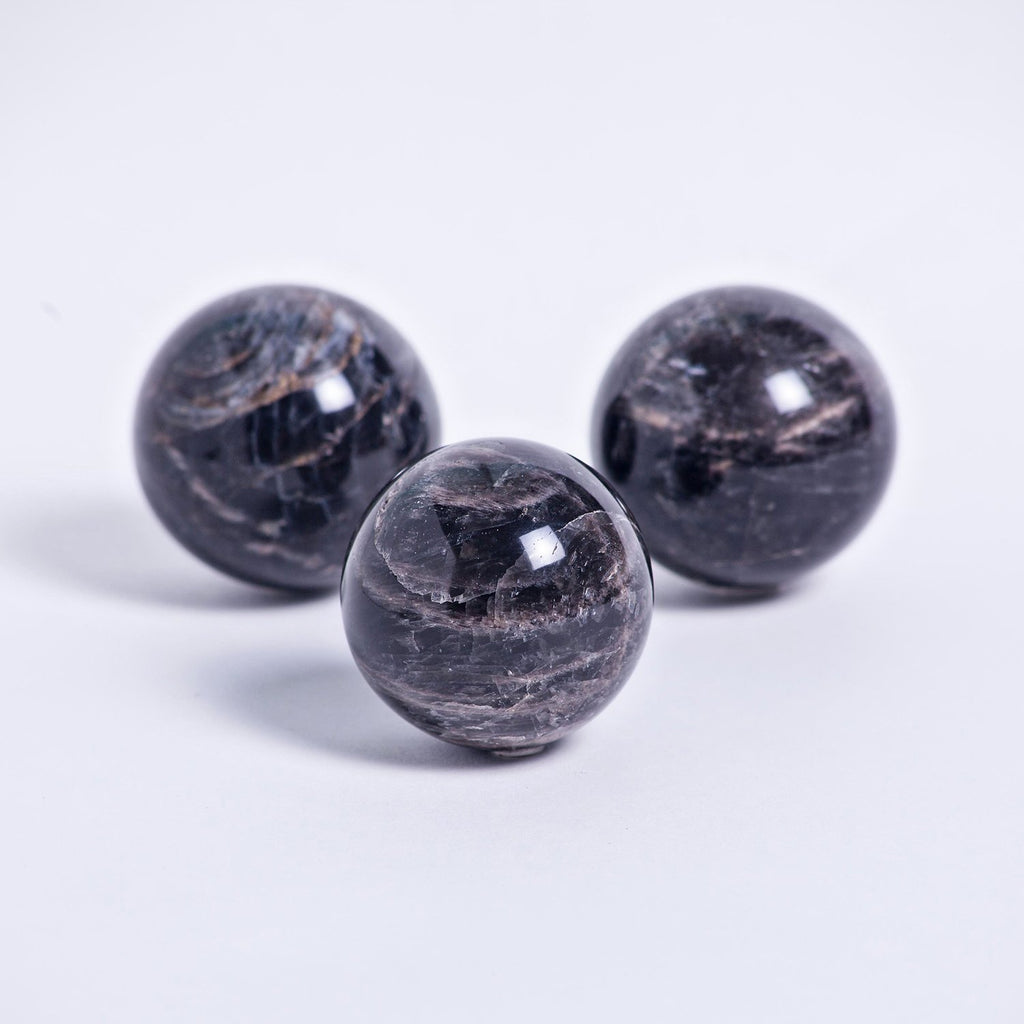 black moonstone crystal sphere