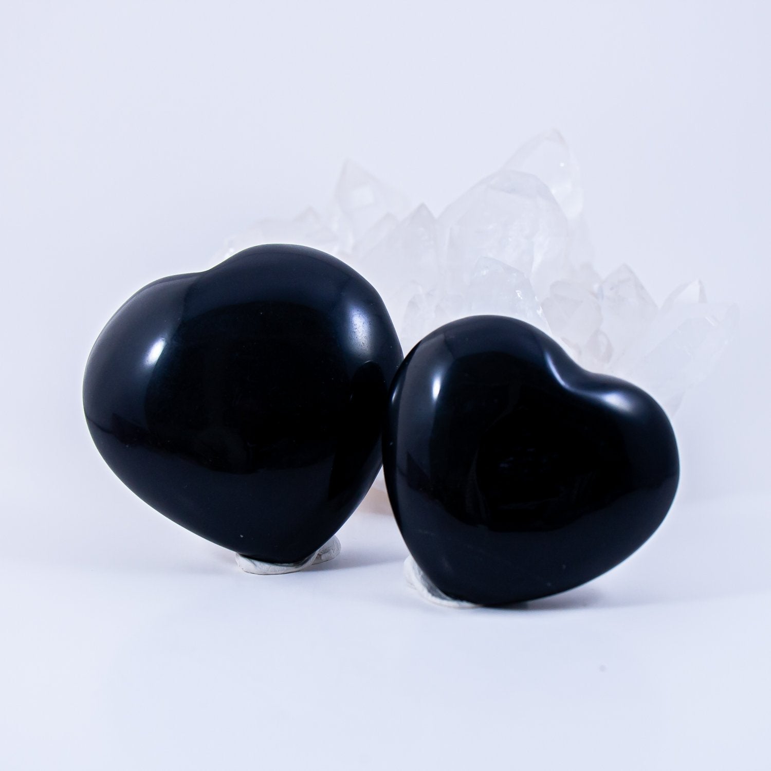 black onyx self mastery hearts. large and small.
