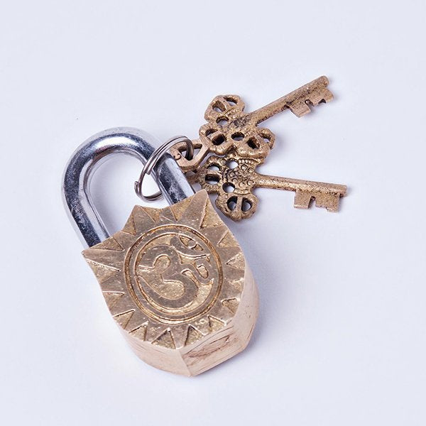 ganesha brass lock