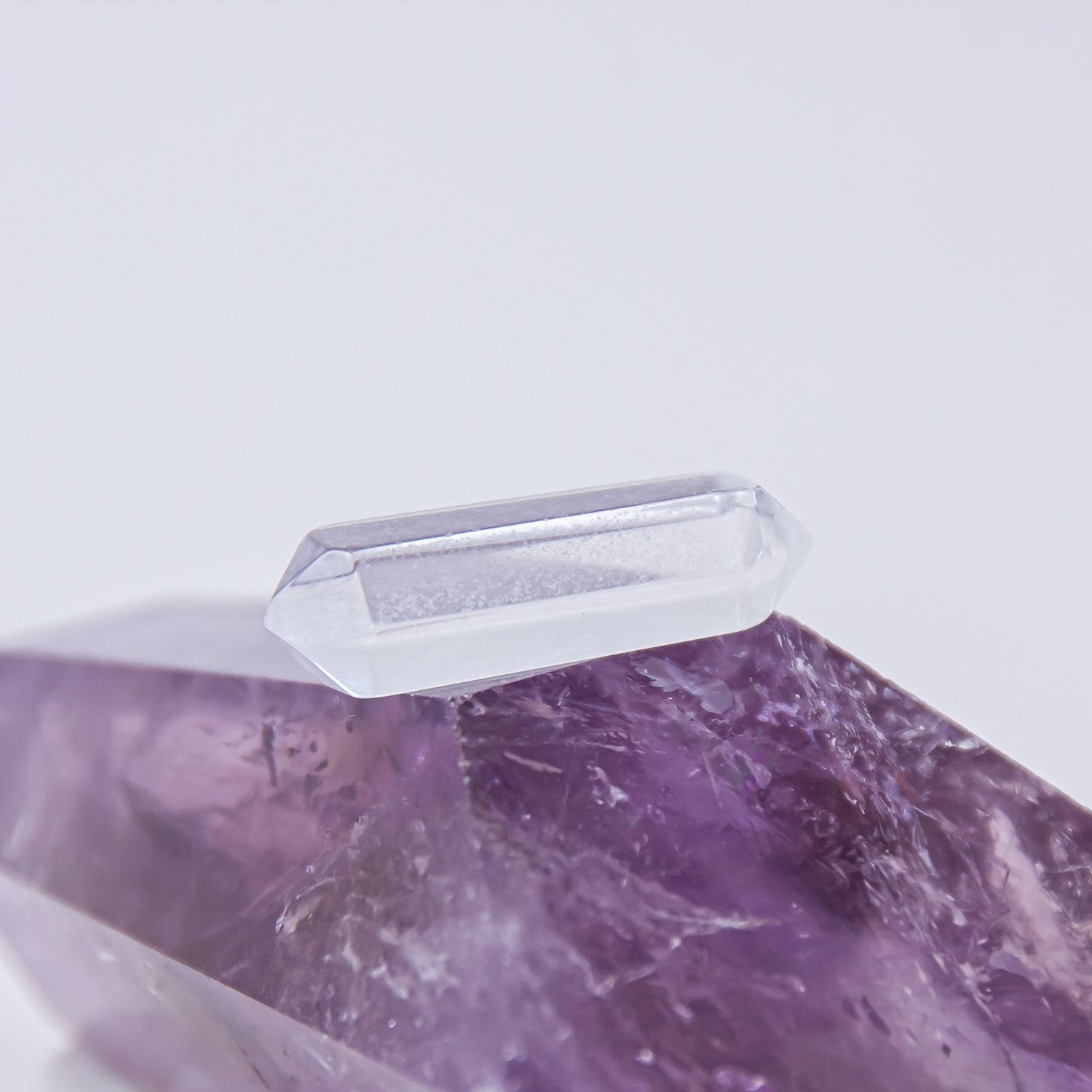 quartz double terminated crystal