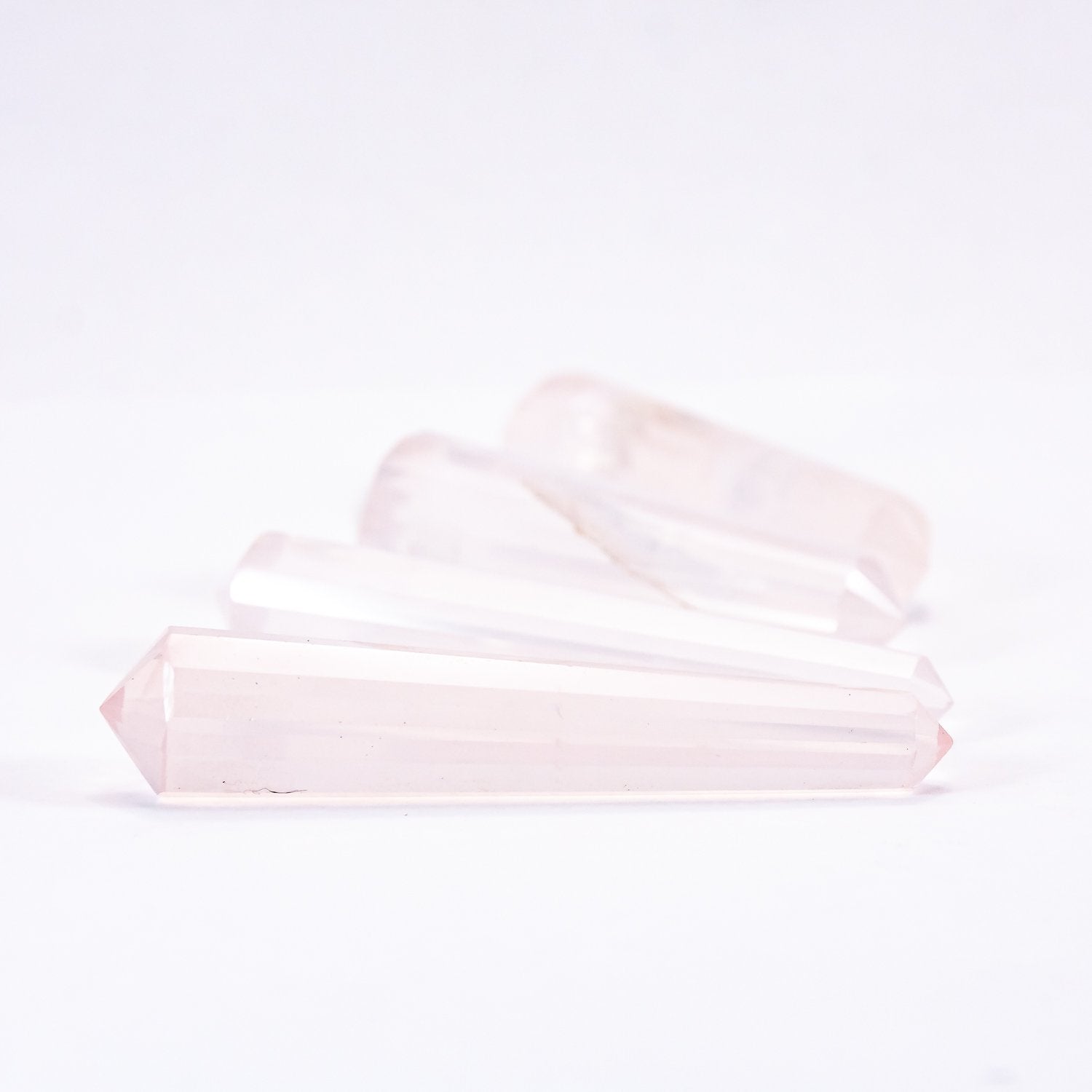 rose quartz vogel style crystal